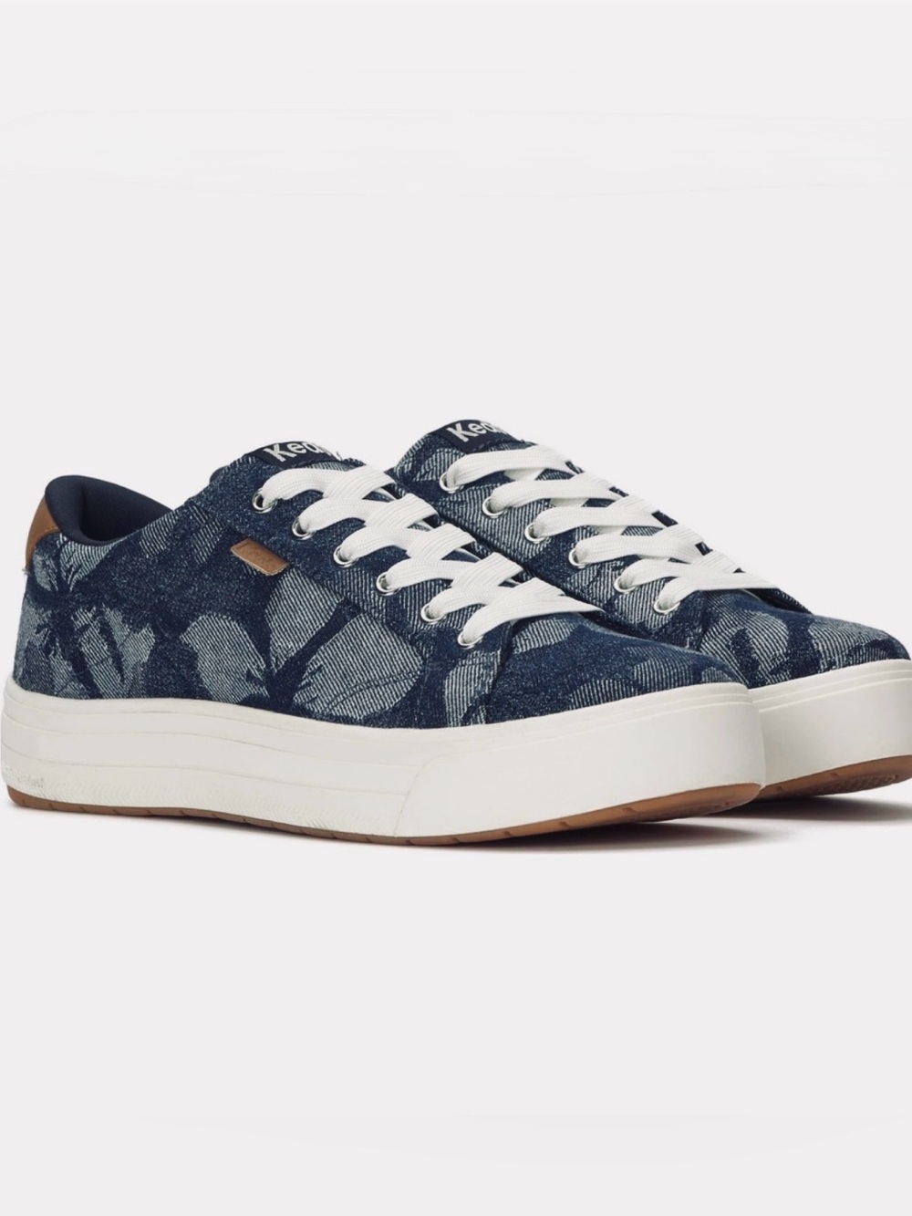 Women’s Keds Park Floral Denim Print Canvas Sneakers